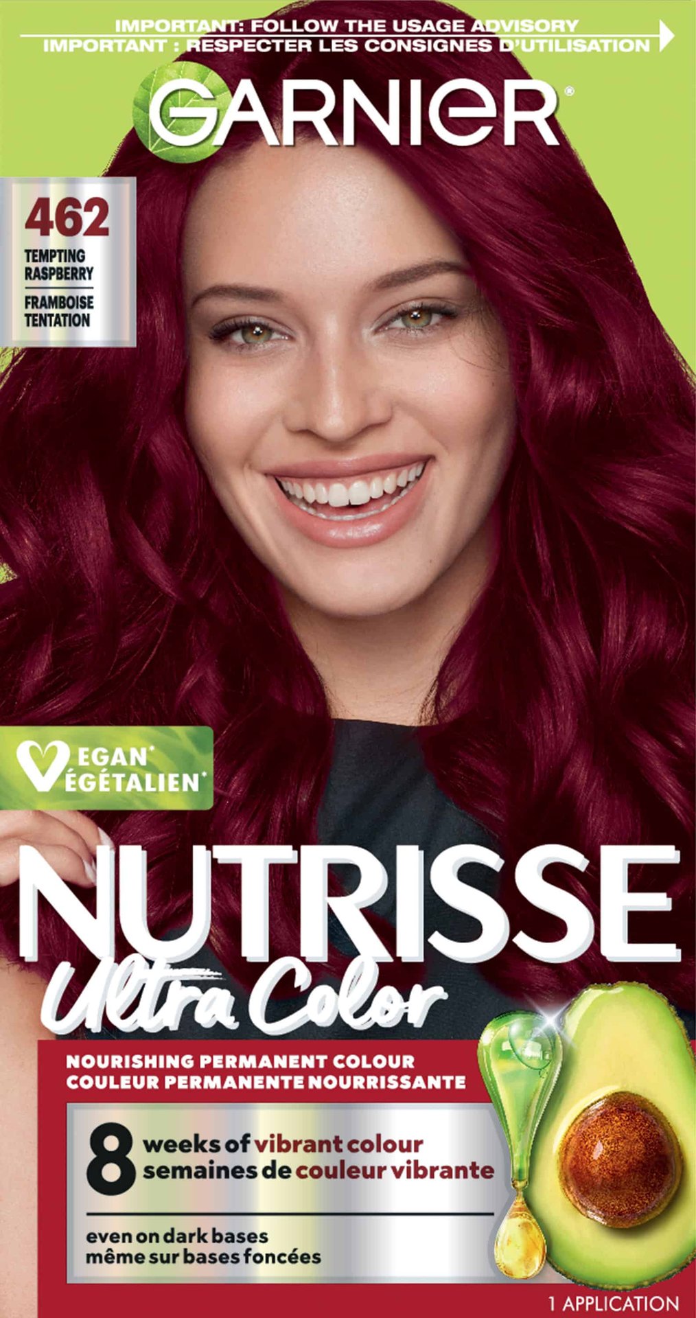 2D GAR Nutrisse Reno 2023 Ultra Color SHADE 462 BIL